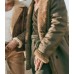 Jeremy Allen White The Iron Claw 2023 Shearling Leather Coat