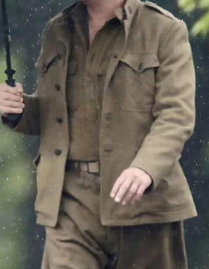 Killers of the Flower Moon Leonardo DiCaprio Brown Jacket