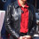 Lift Movie 2024 Gugu Mbatha-Raw (Abby) Black Leather Jacket