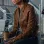 Lift Movie 2024 Gugu Mbatha-Raw Brown Leather Jacket