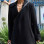 Lift 2024 Gugu Mbatha-Raw Black Trench Coat