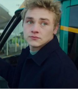 Love At First Sight 2023 Ben Hardy Black Wool Jacket