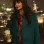 Love At First Sight 2023 Jameela Jamil Green Wool Coat