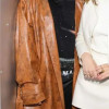 Mean Girls 2024 Regina George Brown Leather Trench Coat