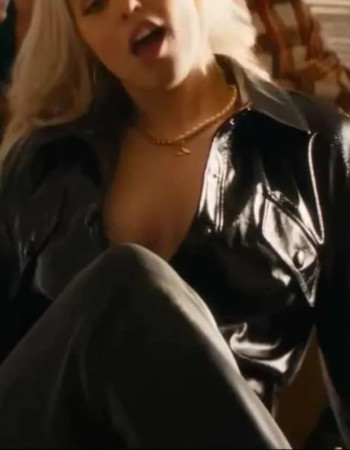 Mean Girls 2024 Reneé Rapp Black Leather Jacket