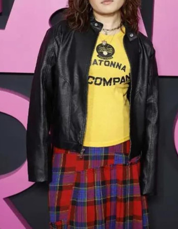Mean Girls Movie Event Lizzy Yu Black Leather Jacket