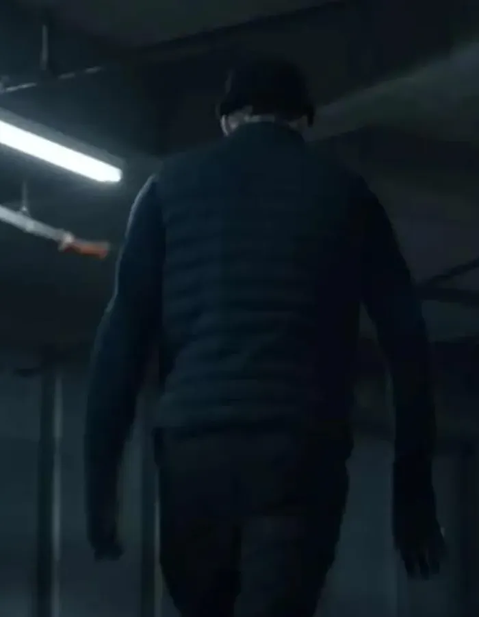 The Killer Michael Fassbender Black Puffer Vest