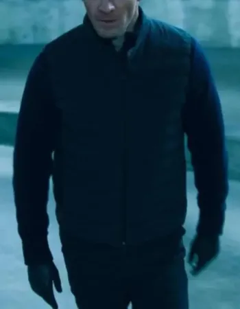 The Killer Michael Fassbender Black Puffer Vest The Killer Michael Fassbender Black Puffer Vest