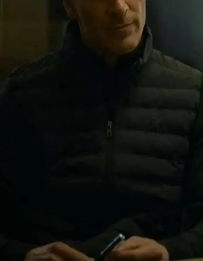 The Killer Michael Fassbender Black Puffer Vest