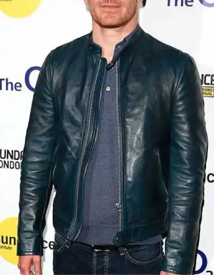 Next Goal Wins 2023 Michael Fassbender Black Leather Jacket Next Goal Wins 2023 Michael Fassbender Black Leather Jacket