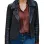 The Bricklayer 2024 Nina Dobrev Black Leather Jacket