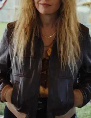 Poker Face 2023 Charlie Cale Leather Jacket