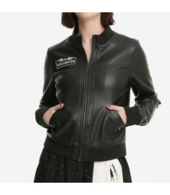 Pumpkin King Halloween Town Black Leather Jacket