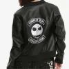 Pumpkin King Halloween Town Black Leather Jacket