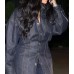Rihanna Black Denim Jacket