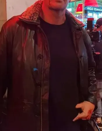 Rise of the Footsoldier 2023 Craig Fairbrass Black Leather Jacket