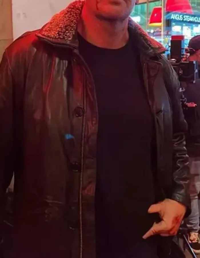 Rise of the Footsoldier 2023 Craig Fairbrass Black Leather Jacket