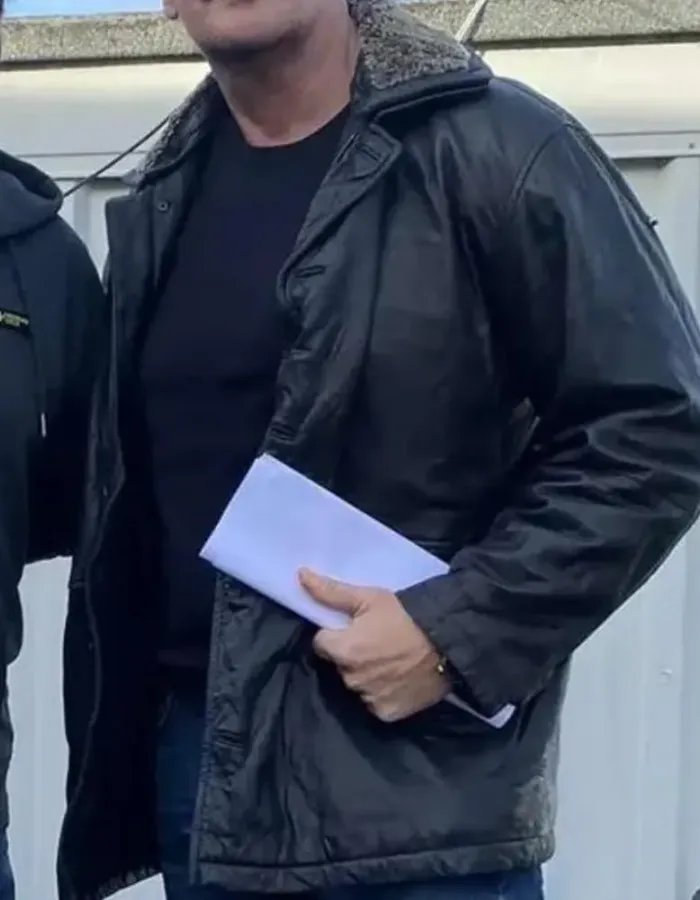 Rise of the Footsoldier 2023 Craig Fairbrass Black Leather Jacket