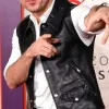 Saltburn Barry Keoghan Black Leather Vest Saltburn Barry Keoghan Black Leather Vest