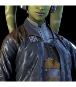 Star Wars Squadrons Hera Syndulla Brown Leather Jacket