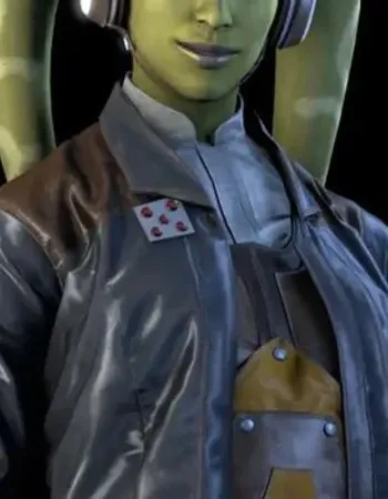 Star Wars Squadrons Hera Syndulla Brown Leather Jacket