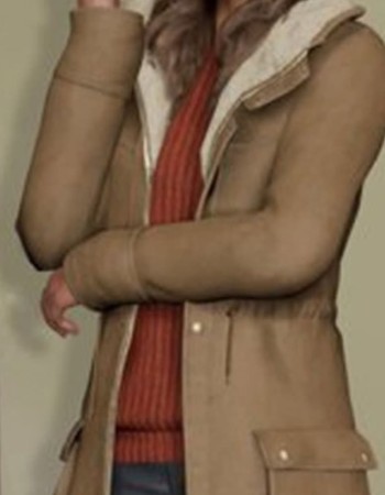 Tell Me Why Alyson Ronan Shearling Brown Coat