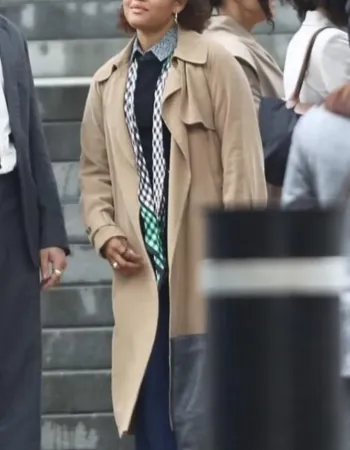 The Flash 2023 Iris West Brown Coat