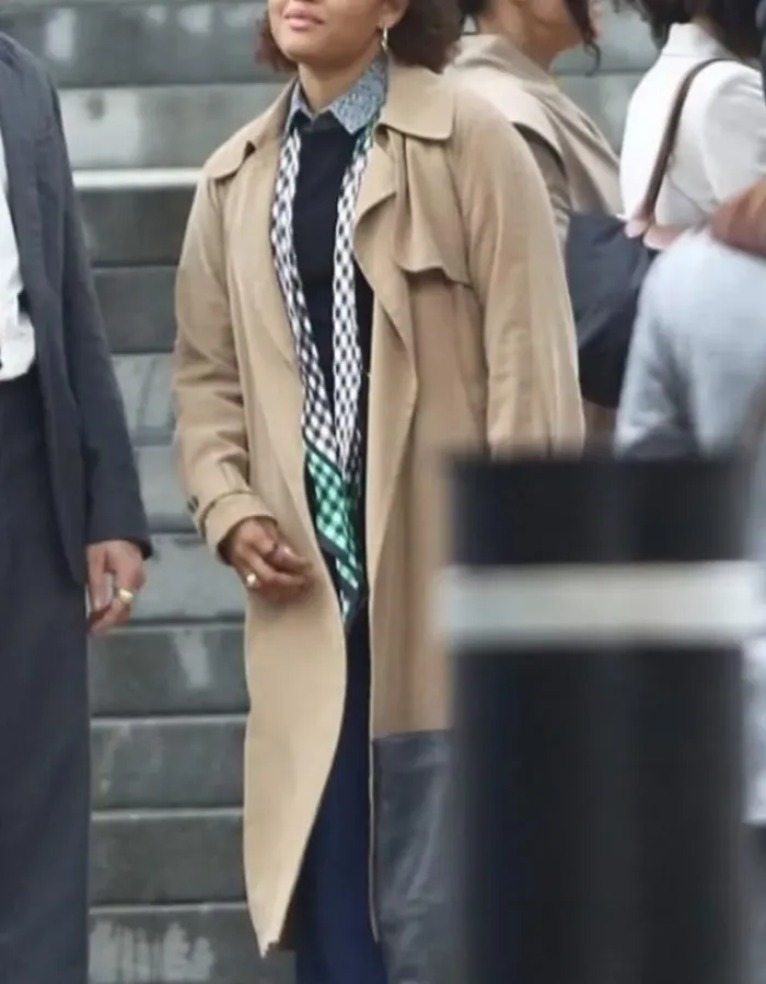 The Flash 2023 Iris West Brown Coat The Flash 2023 Iris West Brown Coat