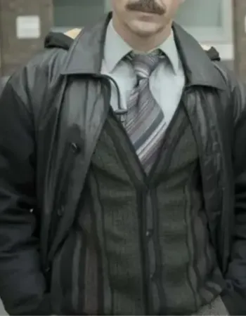 The Gold 2023 Emun Elliott Black Leather Jacket