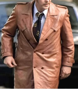 The Long Shadow 2023 DC John Nunn Brown Leather Coat