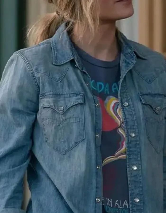 The Marvels 2023 Carol Danvers Denim Jacket
