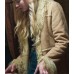 The Sacrifice Game 2023 Maisie Beige Leather Coat