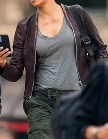 The Union 2024 Halle Berry Leather Jacket The Union 2024 Halle Berry Leather Jacket