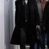 Ben Mendelsohn To Catch a Killer 2023 Black Wool Trench Coat Ben Mendelsohn To Catch a Killer 2023 Black Wool Trench Coat