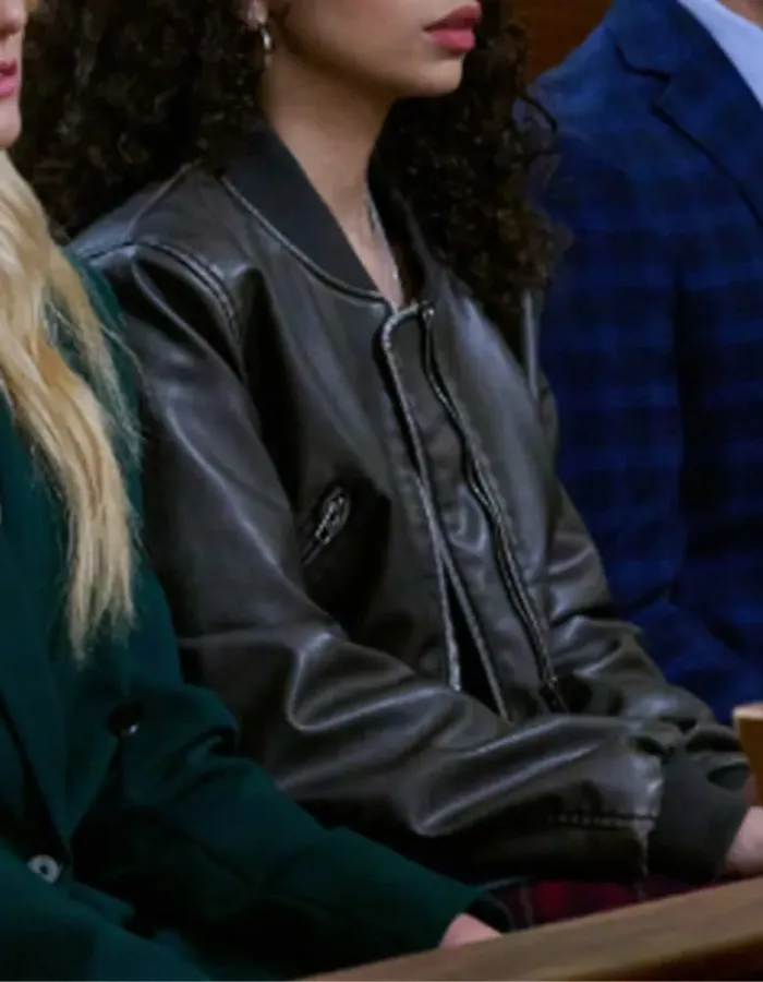 True Justice: Family Ties 2024 Sabrina Saudin (PJ) Black Bomber Jacket True Justice: Family Ties 2024 Sabrina Saudin (PJ) Black Bomber Jacket