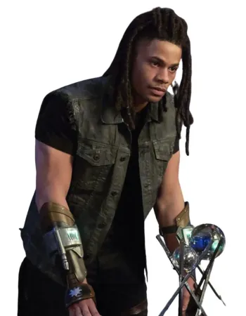 Black Lightning Jordan Calloway (Painkiller) Leather Vest