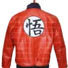 Dragon Ball Z Super Saiyan Orange Leather Jacket Dragon Ball Z Super Saiyan Orange Leather Jacket