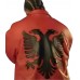 Drake Albanian Flag Red Leather Jacket
