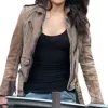 Fast And Furious 7 Michelle Rodriguez (Letty Ortiz) Leather Jacket Fast And Furious 7 Michelle Rodriguez (Letty Ortiz) Leather Jacket