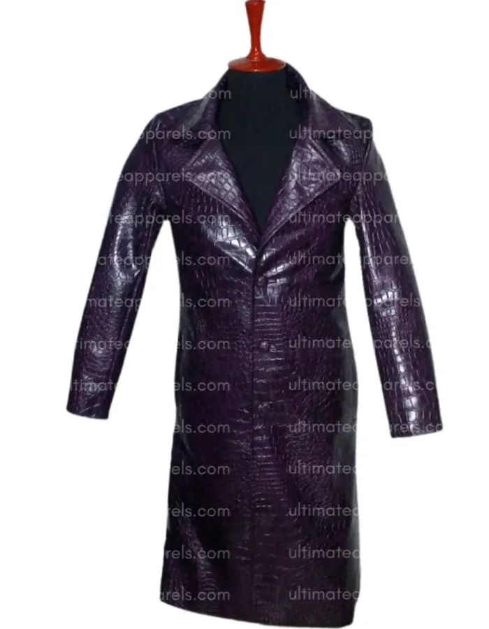 Jared Leto Suicide Squad Crocodile Joker Coat Jared Leto Suicide Squad Crocodile Joker Coat