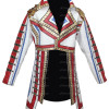 WWE Cody Rhodes White Military Leather Coat