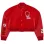 Teyana Taylor Jordan Red Wool Varsity Jacket