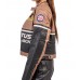 Cactus Jack Brown Leather Jacket