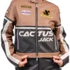 Cactus Jack Brown Leather Jacket Cactus Jack Brown Leather Jacket