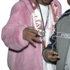 American Rapper Cam Ron Pink Fur Coat American Rapper Cam Ron Pink Fur Coat