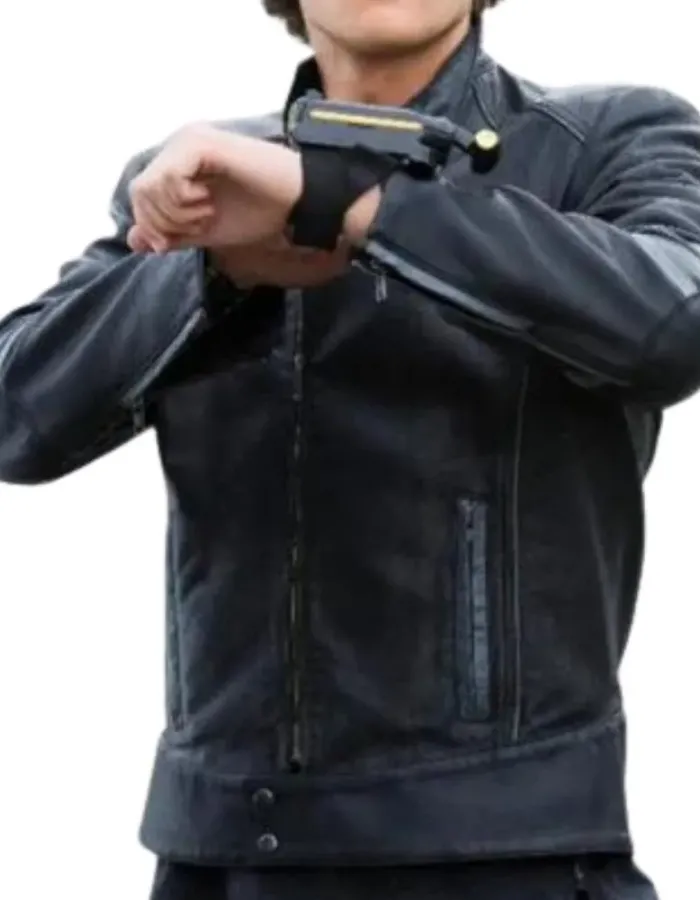 Power Rangers Rpm Dan Ewing (Dillon) Leather Jacket