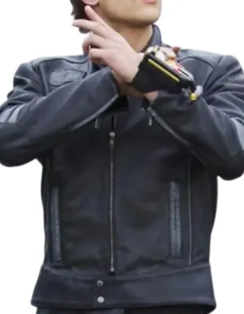 Power Rangers Rpm Dan Ewing (Dillon) Leather Jacket
