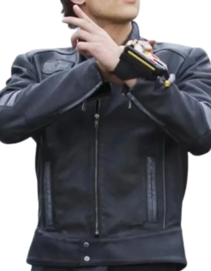 Power Rangers Rpm Dan Ewing (Dillon) Leather Jacket