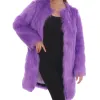 Taylor Swift Purple Fur Coat