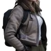 Tracker Sofia Pernas Leather Shearling Jacket